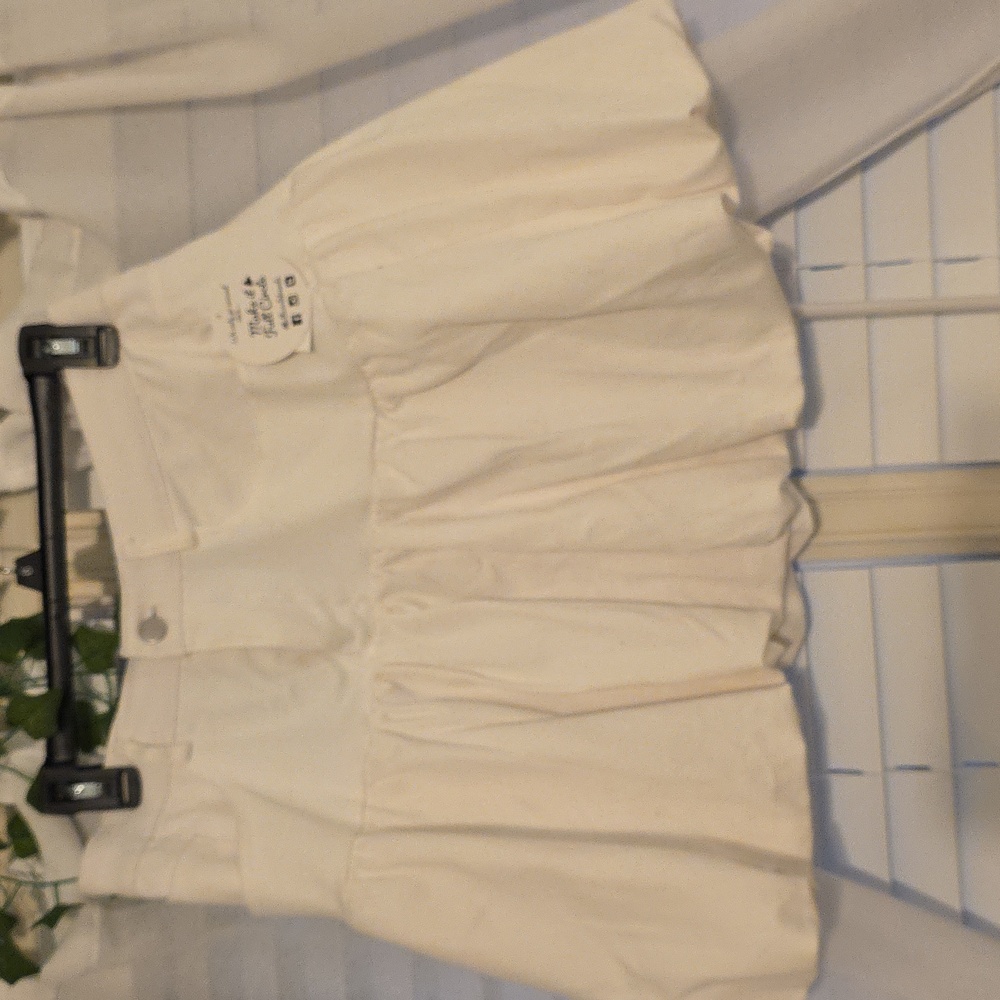 Chic Cream Mini Skirt for Women